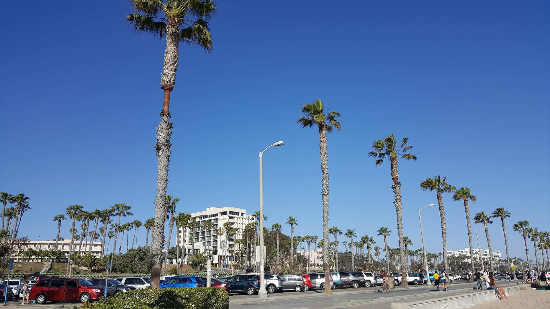 Los Angeles skyline - santamonica
